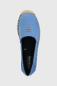 kék Tommy Hilfiger espadrilles TH SATIN FLAT ESPADRILLE