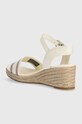 Взуття Сандалі Tommy Hilfiger SHIRTING WEDGE SANDAL FW0FW07887 бежевий