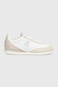 Tommy Hilfiger sneakersy TH HERITAGE RUNNER skóra zamszowa beżowy FW0FW07892