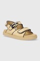Tommy Hilfiger sandały RAFIA SPORTY SANDAL syntetyczny beżowy FW0FW07896