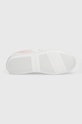 Tommy Hilfiger sneakers din piele TH PLATFORM COURT SNEAKER FW0FW07910 alb
