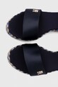 Sandale Tommy Hilfiger COLORFUL WEDGE SATIN SANDAL mornarsko plava FW0FW07913