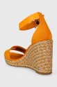 Tommy Hilfiger sandali COLORFUL HIGH WEDGE SATIN SANDAL Gambale: Materiale tessile, Pelle naturale Parte interna: Materiale sintetico, Materiale tessile, Pelle naturale Suola: Materiale sintetico