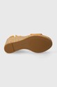 Sandále Tommy Hilfiger COLORFUL HIGH WEDGE SATIN SANDAL FW0FW07914 oranžová