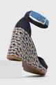 Sandále Tommy Hilfiger COLORFUL HIGH WEDGE SATIN SANDAL Zvršok: Textil, Prírodná koža Vnútro: Syntetická látka, Textil, Prírodná koža Podrážka: Syntetická látka