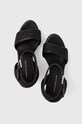 Sandale Tommy Hilfiger TH ROPE HIGH WEDGE SANDAL crna FW0FW07926