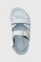 Tommy Hilfiger sandały nubukowe TH HARDWARE NUBUCK SPORTY SANDAL niebieski FW0FW08038