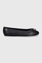 Кожаные балетки Tommy Hilfiger ESSENTIAL CHIC BALLERINA FW0FW08059 тёмно-синий AW24