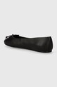 Boty Kožené baleríny Tommy Hilfiger ESSENTIAL CHIC BALLERINA FW0FW08059 černá
