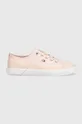 Tenisice Tommy Hilfiger VULC CANVAS SNEAKER roza