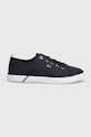Tommy Hilfiger scarpe da ginnastica VULC CANVAS SNEAKER FW0FW08063 blu navy SS24