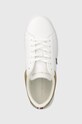 Кожаные кроссовки Tommy Hilfiger TH PLATFORM COURT SNEAKER GLD белый FW0FW08073