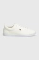 Αθλητικά Tommy Hilfiger FLAG LACE UP SNEAKER KNIT FW0FW08074 λευκό SS24