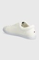Obuv Tenisky Tommy Hilfiger FLAG LACE UP SNEAKER KNIT FW0FW08074 biela