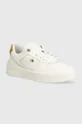 bianco Tommy Hilfiger sneakers in pelle ESSENTIAL Donna
