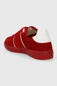 czerwony Weekend Max Mara sneakersy zamszowe Pacocolor