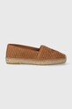 Weekend Max Mara espadryle Sella 2415521095670.SIENA brązowy SS24