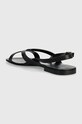 Scarpe Weekend Max Mara sandali in pelle Monviso 2415521115600.BLACK nero