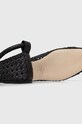 Weekend Max Mara baleriny skórzane Assunta 2415521215600.BLACK czarny