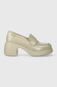 Camper mokasyny skórzane Thelma platforma beżowy K201292.013