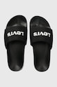 Levi's papuci JUNE S BOLD PADDED platformă negru 235638.59