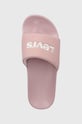 Levi's klapki JUNE S BOLD PADDED różowy 235638.82