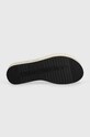 Calvin Klein Jeans klapki FLATFORM SANDAL MET YW0YW01036 biały