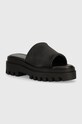 Calvin Klein Jeans klapki TOOTHY COMBAT SANDAL IN DC 5-8 cm czarny YW0YW01339