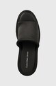 Pantofle Calvin Klein Jeans TOOTHY COMBAT SANDAL IN DC černá YW0YW01339