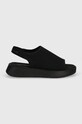 Calvin Klein Jeans sandale SLING KNIT SANDAL MG UC YW0YW01346 negru SS24