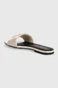 Natikače Calvin Klein Jeans FLAT SANDAL SLIDE MG MET Vanjski dio: Sintetički materijal Unutrašnji dio: Sintetički materijal, Prirodna koža Potplat: Sintetički materijal