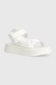 Сандалі Calvin Klein Jeans SANDAL VELCRO WEBBING DC платформа білий YW0YW01353