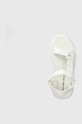 Sandále Calvin Klein Jeans SANDAL VELCRO WEBBING DC biela YW0YW01353