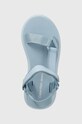 Calvin Klein Jeans sandały SANDAL VELCRO WEBBING DC niebieski YW0YW01353