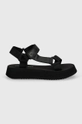 Calvin Klein Jeans sandały SANDAL VELCRO WEBBING DC czarny