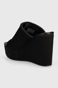 Взуття Шльопанці Calvin Klein Jeans WEDGE SANDAL SAT NYL DC YW0YW01359 чорний