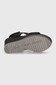 Sandály Calvin Klein Jeans WEDGE SANDAL WEBBING IN MR YW0YW01360 černá