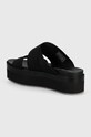 Взуття Шльопанці Calvin Klein Jeans FLATFORM SANDAL WEBBING IN MR YW0YW01361 чорний