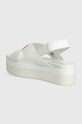 Παπούτσια Σανδάλια Calvin Klein Jeans FLATFORM SANDAL SLING IN MR FLATFORM SANDAL SLING IN MR YW0YW01362 λευκό