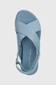 Сандалі Calvin Klein Jeans FLATFORM SANDAL SLING IN MR блакитний YW0YW01362