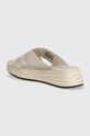 Încălțăminte Calvin Klein Jeans papuci SPORTY WEDGE ROPE SANDAL MR YW0YW01364 bej