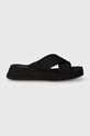 Чехли Calvin Klein Jeans SPORTY WEDGE ROPE SANDAL MR YW0YW01364 черен SS24