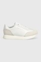 Tenisky Calvin Klein Jeans RUNNER LOW LACE MIX IN DC YW0YW01367 bílá SS24
