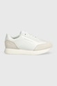 Tenisky Calvin Klein Jeans RUNNER LOW LACE MIX IN DC YW0YW01367 bílá SS24