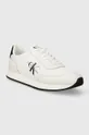 Calvin Klein Jeans sneakersy RUNNER LOW LACE MIX ML MET biały