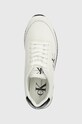 Кросівки Calvin Klein Jeans RUNNER LOW LACE MIX ML MET білий YW0YW01370