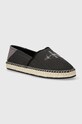 Еспадрили Calvin Klein Jeans ESPADRILLE ML BTW равен черен YW0YW01376