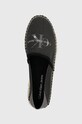 Calvin Klein Jeans espadrile ESPADRILLE ML BTW negru YW0YW01376