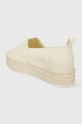 Obuv Espadrilky Calvin Klein Jeans PLATFORM ESPADRILLE ML BTW YW0YW01378 béžová