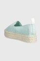 Obuwie Calvin Klein Jeans espadryle PLATFORM ESPADRILLE ML BTW YW0YW01378 niebieski